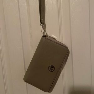 Michael Kors wristlet with phone slot